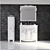 ASB Verona 90 Vray & Corona Bathroom Furniture 3D model small image 2