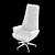 Contemporary Italian Design Armchair 3D model small image 3