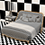 Luxury Christopher Guy Bedroom Set 3D model small image 3