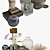 Elegant Home Decor Set 3D model small image 2