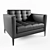 Modern AC Lounge Chair 3D model small image 1