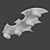 Batman LED Ceiling Light 3D model small image 3