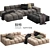B&B Italia TUFTY-TIME 2 Sofa - Stylish and Spacious Seating Solution 3D model small image 1
