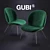 GUBI Beetle Lounge Chair: The Epitome of Comfort 3D model small image 1