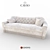 Elegant ART DECO Sofa 3D model small image 1