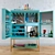 Sleek Lacquered Bar Cabinet with Ample Storage 3D model small image 1