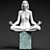 Serene Bliss: Lladro Meditation 3D model small image 1