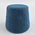 Elegant Maya Pouf by Clan Milano 3D model small image 2