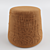 Elegant Maya Pouf by Clan Milano 3D model small image 3