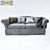 Cozy and Stylish Ikea Ektorp 3D model small image 2