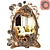 Sleek Frame Mirror for Stylish Décor 3D model small image 1