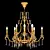 Elegant Vintage Chandelier 3D model small image 1