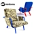 Elegant Duo: Miniforms Chair Diplopia 3D model small image 1