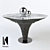 Karpa Kenya K2001 Marble Dining Table 3D model small image 1