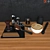 Complete Barista Set: Pitcher, Tamper, Jug, Temper, Stand, Cappuccino Cup 3D model small image 1