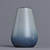 Blue-White Ceramic Vase 3D model small image 3