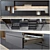 Blum Kitchen Units: Everything Opens & Slides 3D model small image 1