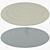 Circular Bliss: Stylish Round Rugs 3D model small image 1