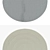 Circular Bliss: Stylish Round Rugs 3D model small image 2