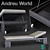 Relax in Style with Andreu World Alu Sun Bed 3D model small image 1