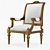 1940 Eloquenceinc Vintage Armchairs 3D model small image 1