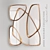 John-Richard Asymmetrical Mirror: Handcrafted, Stunning Design 3D model small image 3