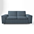 Elegant KIVIK Sofa: Premium Comfort & Style 3D model small image 1