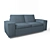 Elegant KIVIK Sofa: Premium Comfort & Style 3D model small image 2