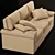 Pedro Sofa: Luxurious and Comfortable 3D model small image 2