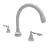 Etoile Gooseneck Tub Filler 3D model small image 3