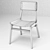 Italian Made Modern Wooden Chair 3D model small image 3