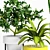 Dundee Floor Planters Duo 3D model small image 2