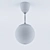 Modern Ceiling Lamp with HÖLJES IKEA Design 3D model small image 3