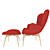 ErgoComfort Contour Chair 3D model small image 2