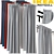 Elegant IKEA Curtain Set: MAYGULL, Matilda, REKKA 3D model small image 1