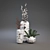 Everlasting Elegance: Eterna Ceramic Vases 3D model small image 1