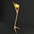 Artisanal Honey Locust Floor Lamp 3D model small image 1