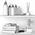 Modern Bathroom Set: Detailed, High-Quality Design 3D model small image 3