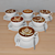 Aromatic Cappuccino Cups | Vray & Corona Scene 3D model small image 2