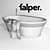 George Falper Bath: Elegant Wood & Copper Design 3D model small image 3