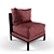 Velvet Tweed Lounge Chair: Elegant Comfort 3D model small image 1