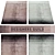 Silver Birch Nilaruna Rug: Textured Elegance in Various Sizes 3D model small image 1