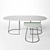 Muuto Airy Tables Set: Modern and Versatile 3D model small image 1