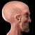Sculpted Head Décor: Style & Sophistication 3D model small image 3