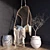 Garden Oasis: Swing, Stool & Vase 3D model small image 1