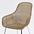 Elegant Rattan Chair 3D model small image 2