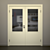 Economical Set of Standard Size Doors 3D model small image 1