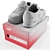 Puma RX 727 Reflective Men's Sneakers 3D model small image 3