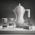 Alessi Pulcina Espresso Set: Stylish Coffee Experience 3D model small image 3