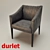 Durlet Marilyn: Luxurious Club Chair 3D model small image 1